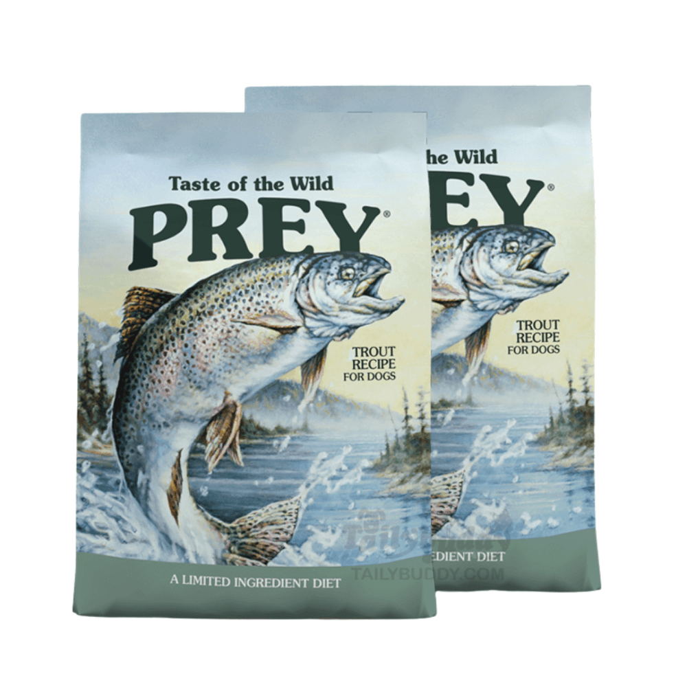 อาหารสุนัข TASTE OF THE WILD PREY TROUT สูตรปลาเทร้าท์ (680กรัมX2)